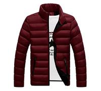 Doudoune Blouson Homme Hiver Chaud Manteau épais Veste Moto épaissir Chaud Slim Manteau à Capuche Hiver Veste Matelassée Zipper Basique Jacket Couleur Unie Bon Marché avec Cordon