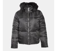 Doudoune Bonny Noire À Capuche Femme Von Dutch