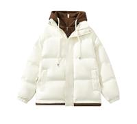 Doudoune Brillante Homme Blouson Matelassé Veste Chaude, Manteau Extérieur Intérieur Décontractés Hommes Doudoune Section Courte Épaissie À Capuche Respirante Thermiques Au Jour Le Jour