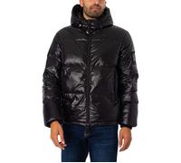 Doudoune capuche amovible - Armani Exchange - Homme - Noir - 100% Polyamide - Fermeture zip S
