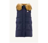 Doudoune capuche sans manches Texas - Just over the top - Femme - Bleu - 100% Polyamide - zip, boutons pression S
