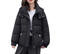 Doudoune Chaude D'Hiver Pour Femme Manteau à Capuche Hiver éPaissir Parka Veste Coupe-Vent IsoléE Polaire Chaude En Peluche Blousons Avec Fermeture à GlissièRe Doudoune Veste
