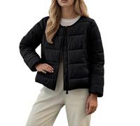 Doudoune Chaude Femme Hiver Doudounes Rembourré pais Manteaus Manches Longues Blousons Imperméable Parkas Style Décontracté VestesCouleur Unie pour Voyage Froid