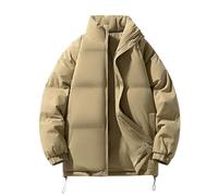Doudoune Chaude Homme Travail Randonnée Sherpa Coupe Bombardier D'intérieur Cuir Thermique Running Aviateur Bucheron Interieur Cargo Chantier Grand Froid Veste Sport Kaki 4XL