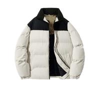 Doudoune Chaude Homme Veste Matelassée Blouson Chaud, Doudoune Section Courte sans Capuche Respirante Vestes pour Hommes Épaissie Thermiques Extérieur Et Intérieur Décontractés Au Quotidien