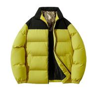 Doudoune Chaude Homme Veste Matelassée Blouson Chaud, Doudoune Section Courte sans Capuche Respirante Vestes pour Hommes Épaissie Thermiques Extérieur Et Intérieur Décontractés Au Quotidien