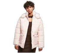 Doudoune cintrée femme - URBAN CLASSICS - rose - XS - Manches longues - Rembourrée - Capuche grande M