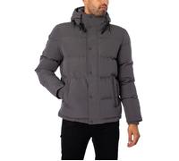 Superdry Doudoune Everest courte à capuche Gris M Homme