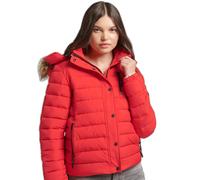 Superdry Classic Faux Fur Fuji Jacket Rouge M Femme