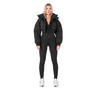Sixth June Doudoune courte à capuche femme Noir Taille S