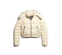 Superdry Crop Fuji Puffer Jacket Beige XL Femme