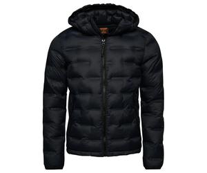 Doudoune courte matelassÃ©e Superdry Bleu S