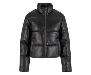 Doudoune cuir synthÃ©tique femme Urban Classics Noir XL