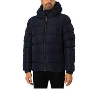 Doudoune De Sport À Capuche - Superdry - Homme - Bleu L