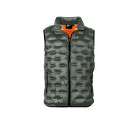 Doudoune de ville sans manche Igloo - Kaki/Orange - BOSSEUR - 12275