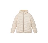 Doudoune d'extÃ©rieur rÃ©versible Ã capuche et matelassage losange - dÃ©perlante fille s.Oliver Beige 14 ans