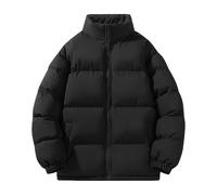 Doudoune d'hiver chaude pour femme - Coupe-vent - Sans capuche | Doudoune courte veste bouffante coupe-vent parka d'hiver grande taille veste thermique d'extérieur veste d'hiver avec
