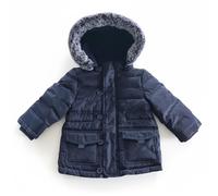 Doudoune d'hiver Chicco pour enfants avec capuche bleu marine 68