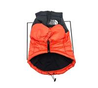 Doudoune d'hiver pour Schnauzer - Parka résistante pour chiens de petite et moyenne taille - Gilet épais - Manteau pour chiots pour bouledogues français (orange, XXXL)