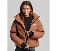 Superdry Doudoune Boxy Puffer Marron L Femme