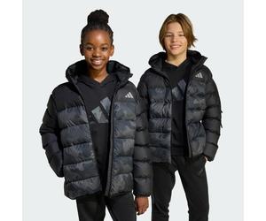 Doudoune duvet synthétique imprimé intégral Enfants Black 9-10A