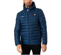 Doudoune Ellesse Lombardy Padded homme bleu marine - capuche, zip métal, 100% polyester S