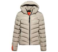 Doudoune en microfibre à capuche femme Superdry Gris XS