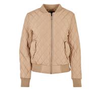 Doudoune en nylon à losanges femme Urban Classics Beige S