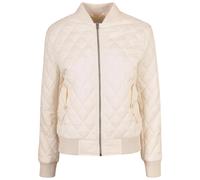 Urban Classics Veste en nylon Diamond matelassée pour femme Sable blanc
