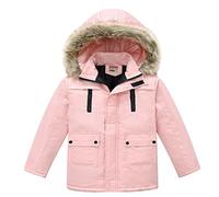 Doudoune Enfant Bébé Veste Garçons Filles Manteau à Capuche Poids léger Veste de Neige Enfants Manche Longue Vêtement Chaud Automne Hiver Chaude Mode Veste
