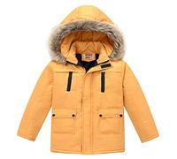 Doudoune Enfant Bébé Veste Garçons Filles Manteau à Capuche Poids léger Veste de Neige Enfants Manche Longue Vêtement Chaud Automne Hiver Chaude Mode Veste