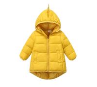 Doudoune Enfant Fille Longue Manteau Duvet Filles Chaud Hiver Veste Zippé épais Chaud en Peluche Parka Manteaux et Blousons avec Capuche Fourrure Duvet en Coton Warm Winter Coats pour 2-8 ans