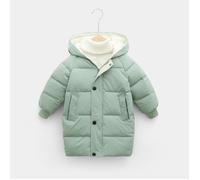 Doudoune Enfant - FUNMOON - Capuche - Vert - 2-14 Ans - Douce et Légère 100 cm