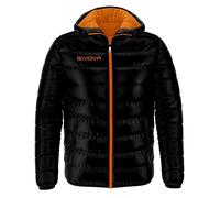 Doudoune enfant Givova Olanda - black/orange fluo XS