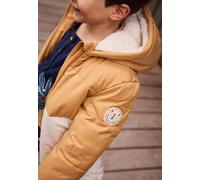 Doudoune enfant imperméable doublée polaire avec capuche charly camel 12M