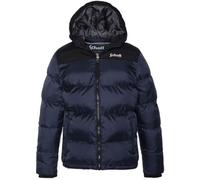 Schott UTAH2B - Doudoune enfant mixte bleu marine, capuche fixe, fermeture zippée 8 ans