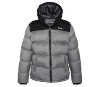 Doudoune enfant Schott UTAH2B - Argent - Capuche fixe - Fermeture zippée - Poches 12 ans