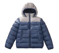 Doudoune Enfant Unisexe Légère Veste Matelassée Fille en Duvet à Capuche Manteau Blouson Garçon Chaud pour Automne Hiver Manteaux et Blousons Très chaud Vêtement de Plein Air pour 7-14 Ans