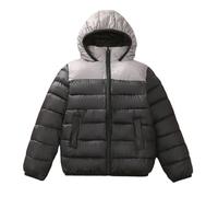 Doudoune Enfant Unisexe Légère Veste Matelassée Fille en Duvet à Capuche Manteau Blouson Garçon Chaud pour Automne Hiver Manteaux et Blousons Très chaud Vêtement de Plein Air pour 7-14 Ans