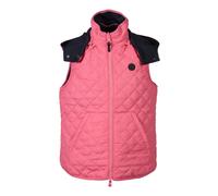 Doudoune équitation sans manches réversible fille HKM Kids Maui Rose 7/8 ans