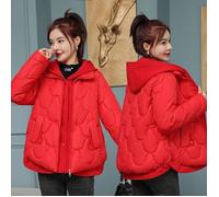 Doudoune Femme FUNMOON - Slim - Bordeaux - Col Montant - Manches Longues XS