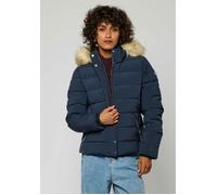 Doudoune Femme - KAPORAL - MIBBY - Bleu - Polyester - Fermeture zippée et boutonnée S