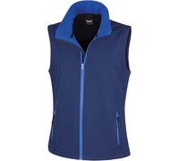 Doudoune femme sans manche Result Softshell Bleu S