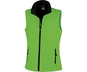 Doudoune femme sans manche Result Softshell Vert S