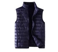 Doudoune Femme Sans Manches - Col Roulé Grande Taille Hiver Doudoune Gilet à Capuche sans Manches Veste avec Poches Veste matelassée sans manches Slim Casual Zip Matelassé Hiver Chaud Gilet Office