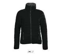 Doudoune Femme - Sol's - Ride - Noir - 100% Nylon - Col Montant - 2 Poches Zippées L