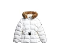 Superdry Fuji Belted Padded Jacket Blanc 2XS Femme