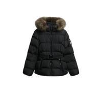 Superdry Fuji Belted Padded Jacket Noir 2XL Femme