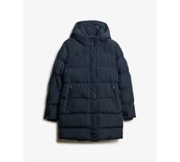 Superdry - Hooded Sports Puffer Mid Jkt - Doudoune femme Blueberry Navy - M
