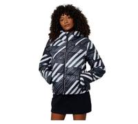 Doudoune Femme Superdry Sportstyle Statement Noir AOP - Polyester recyclé - Fermeture zippée - Poches avant XS